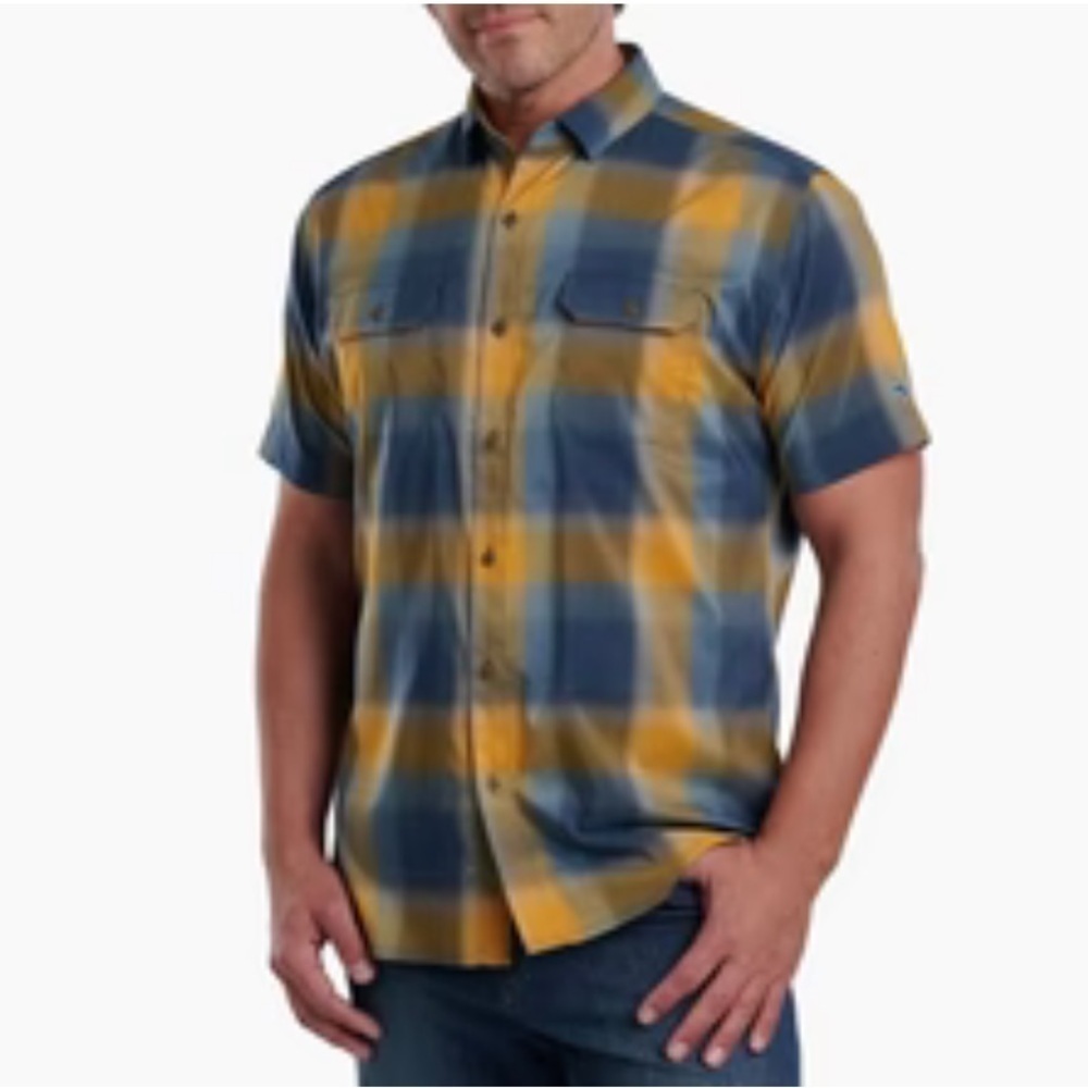 Kuhl' Men's Response Button Down Starry Night Size Medium